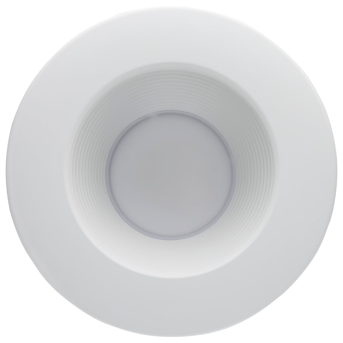 Field Selectable LED Downlight Retrofit - Deep Baffle - 8/10.5/13.5 Watts - 27K/30K/35K/40K/50K CCT - 5-6 Inch - Round Shape - White Finish - 120 Volts