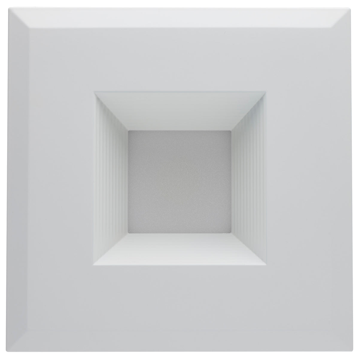 Field Selectable LED Downlight Retrofit - Deep Baffle - 8/10.5/13.5 Watts - 27K/30K/35K/40K/50K CCT - 5-6 Inch - Square Shape - White Finish - 120 Volts