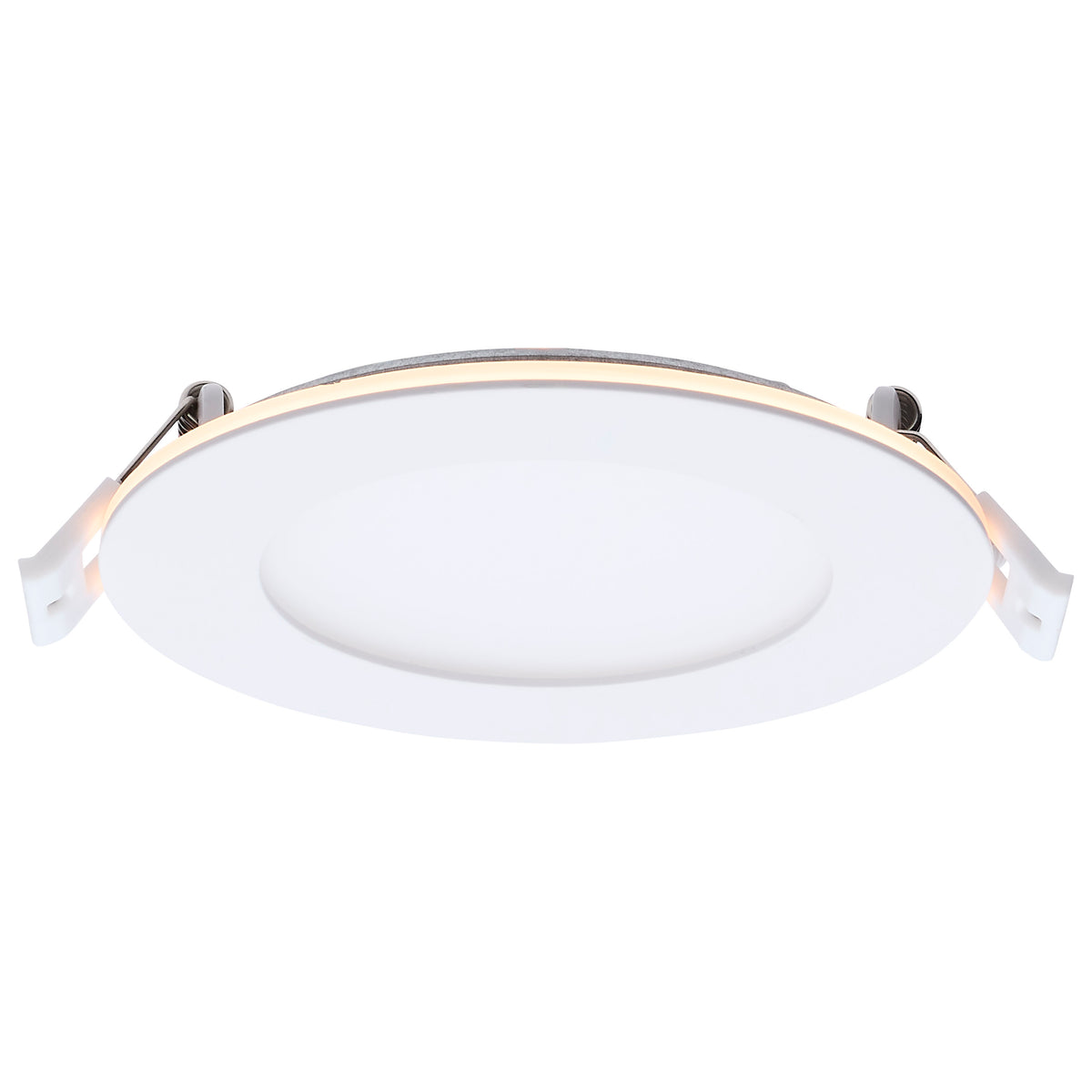 9 Watt LED Direct Wire Downlight with Night Light - 4 Inch - Remote Driver - CCT Selectable - Dimmable - Round - White Finish