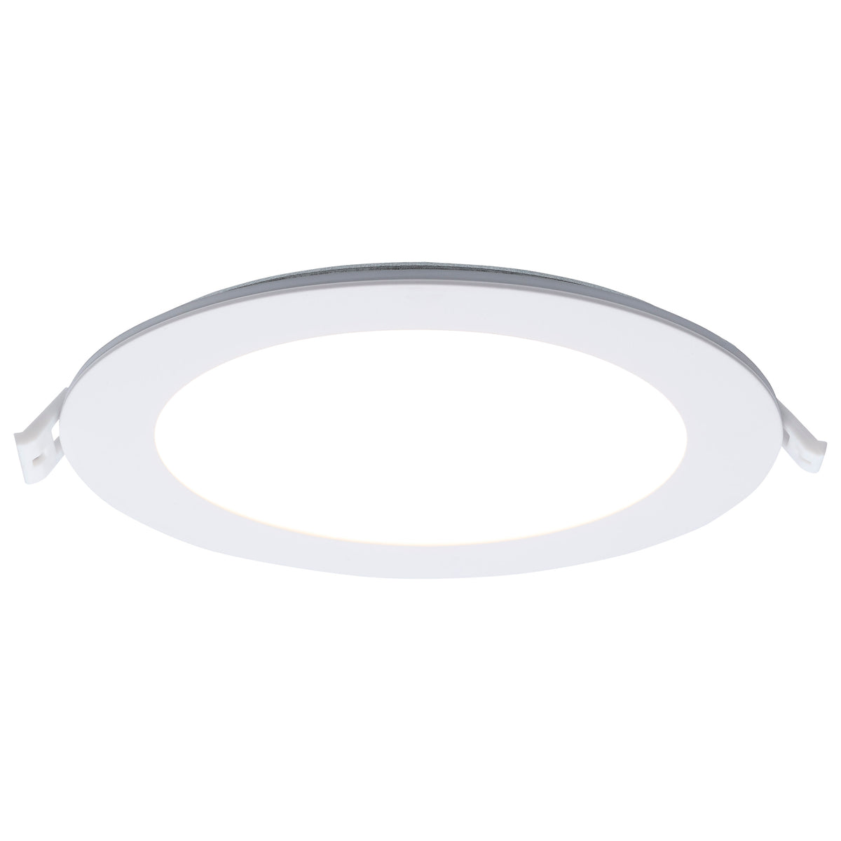 12 Watt LED Direct Wire Downlight with Night Light - 6 Inch - Remote Driver - CCT Selectable - Dimmable - Round - White Finish