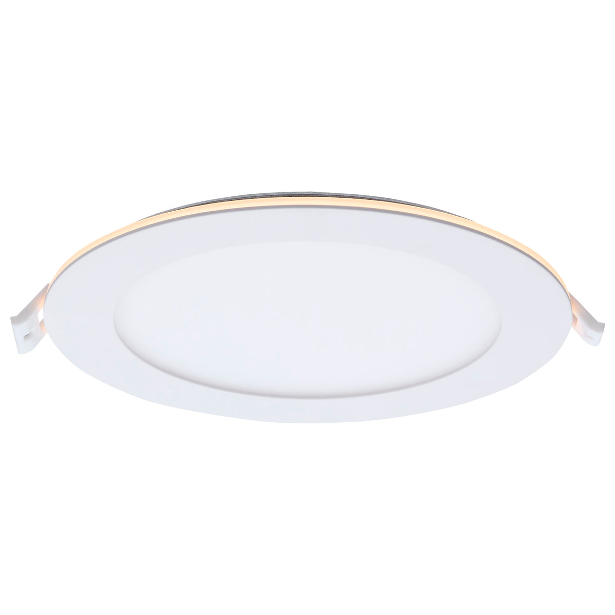 12 Watt LED Direct Wire Downlight with Night Light - 6 Inch - Remote Driver - CCT Selectable - Dimmable - Round - White Finish
