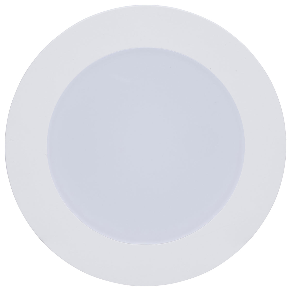 6.5/8/9.3 Watt LED Downlight Retrofit - 27K/30K/35K/40K/50K CCT - 4 Inch - Flat Wafer - Round - Matte White Finish