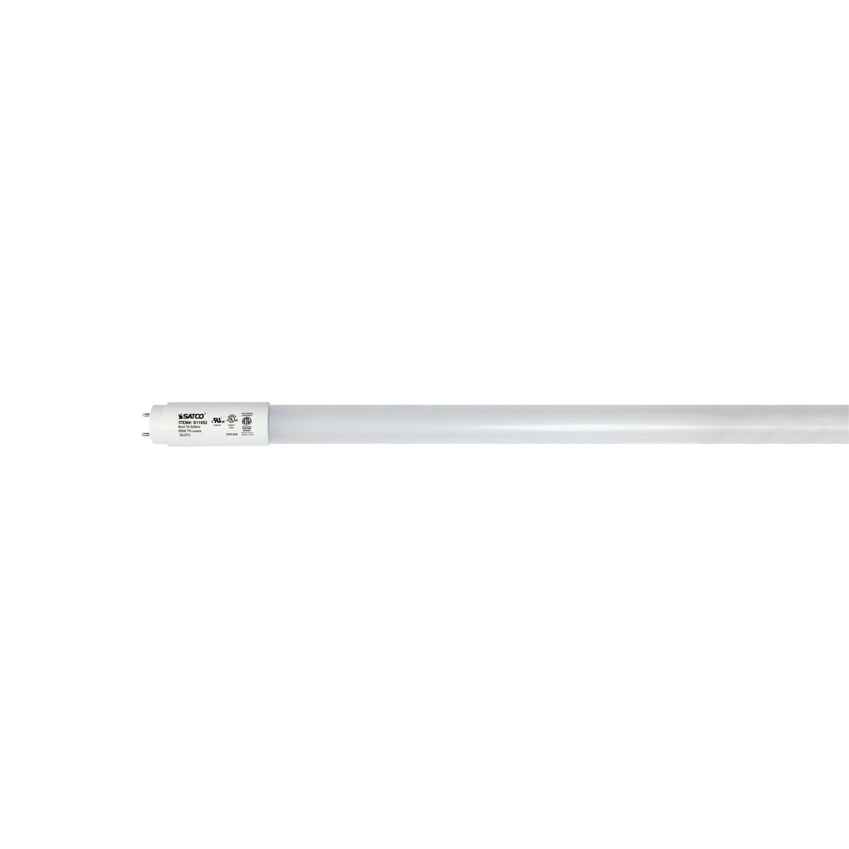 7 Watt - 18 Inch - T8 Linear LED - Medium Bi-Pin G13Base - 6500K - 50000 Average Rated Hours - 770 Lumens - Type B Ballast
