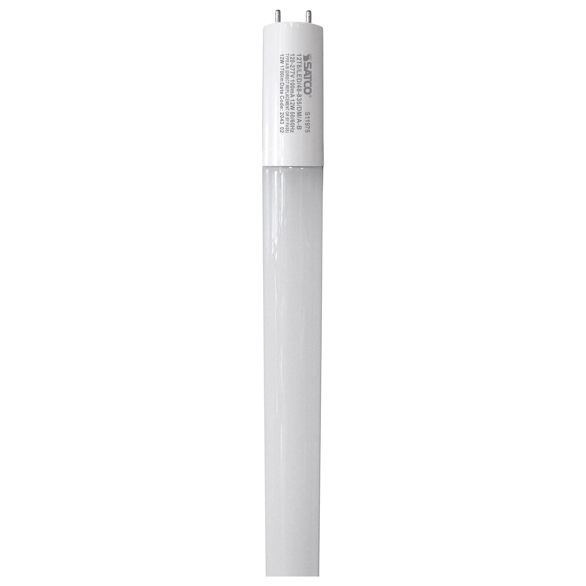12 Watt - 48 Inch - T8 LED - G13 base - Dual Mode Hybrid Type A/B - 3500K - 1700 Lumens product image