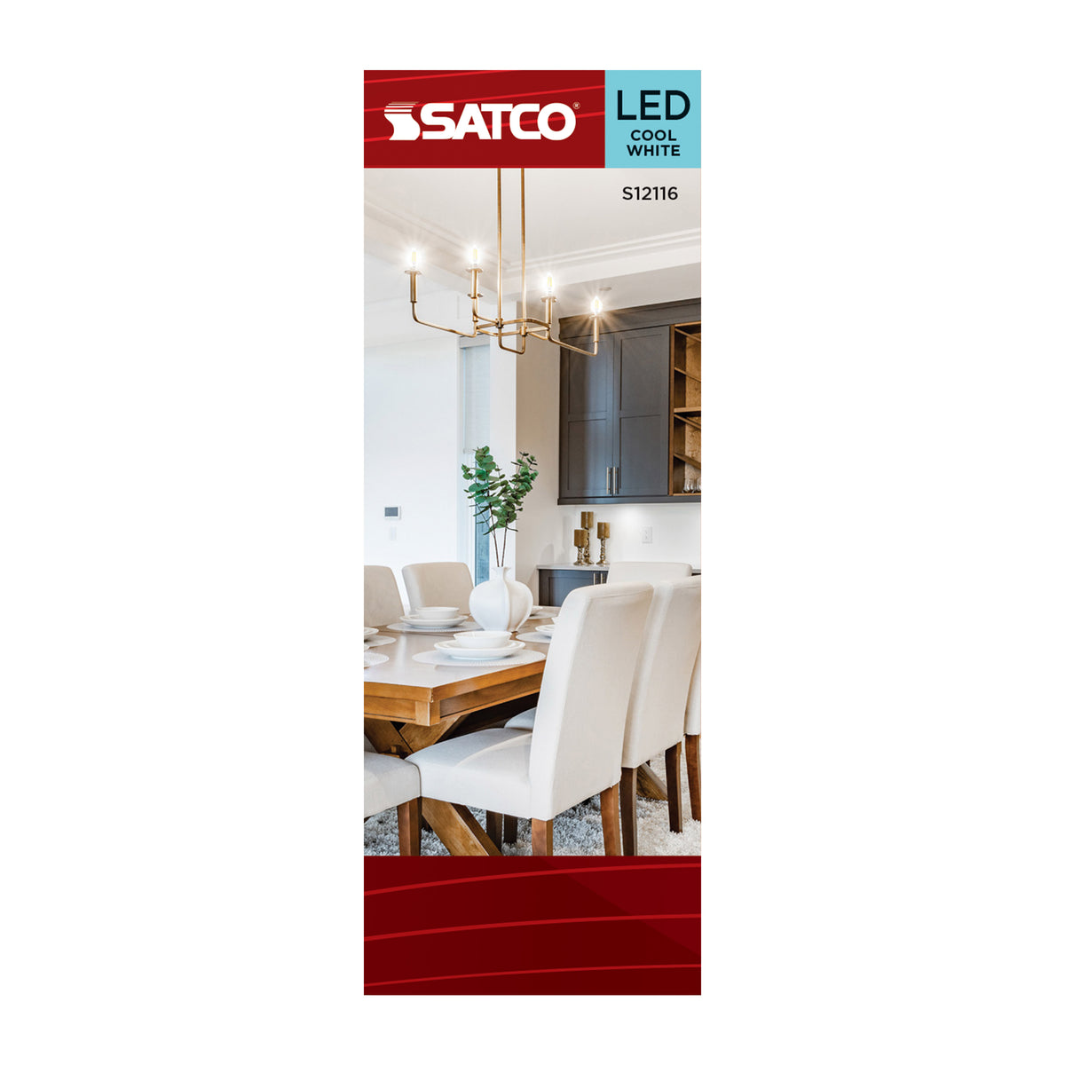 4.5 Watt - B11 LED Filament - Clear - 350 Lumens - 4000K - European base - 120 Volt