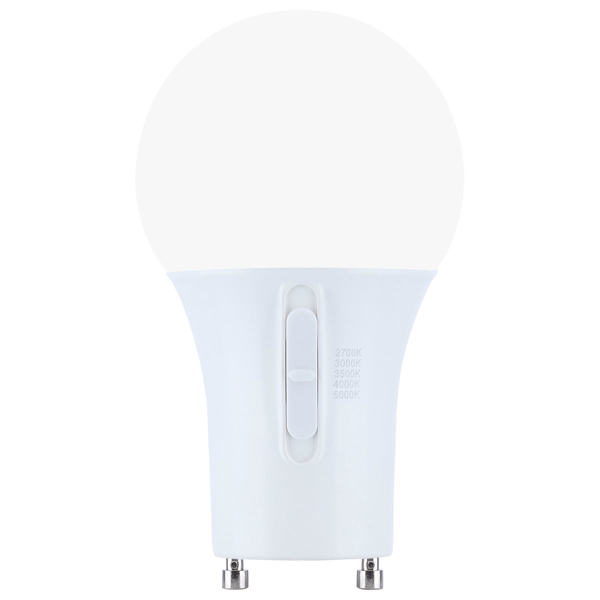 9.5 Watt LED - A19 - 27K/3K/35K/4K/5K - GU24 Base - 120 Volt
