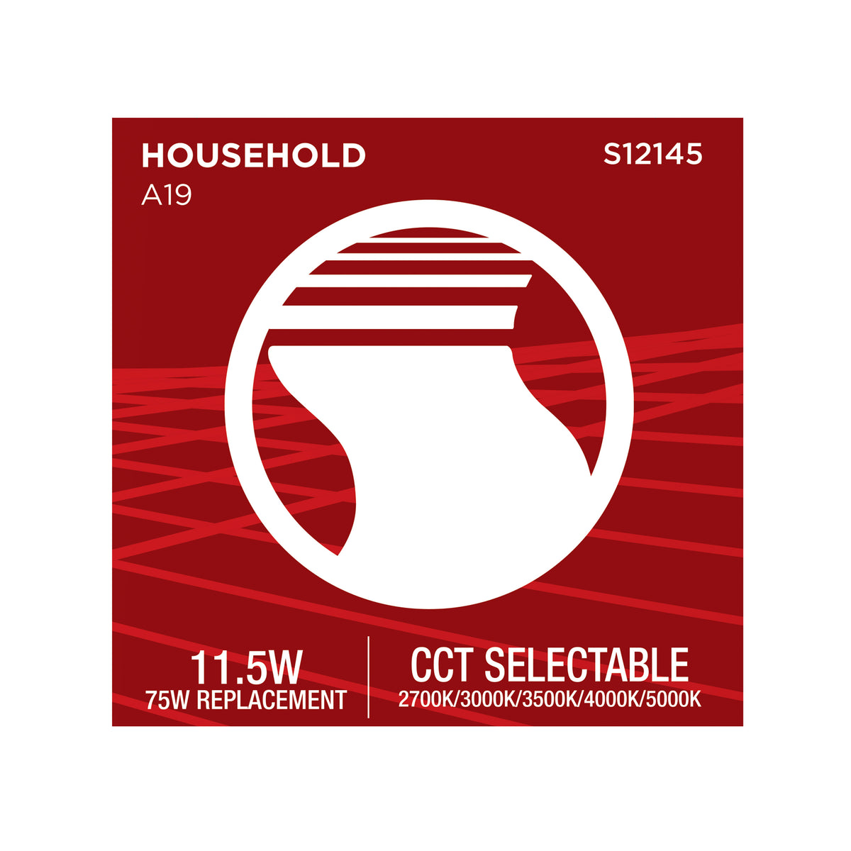 11.5 Watt LED - A19 - 27K/3K/35K/4K/5K - Medium Base - 120 Volt