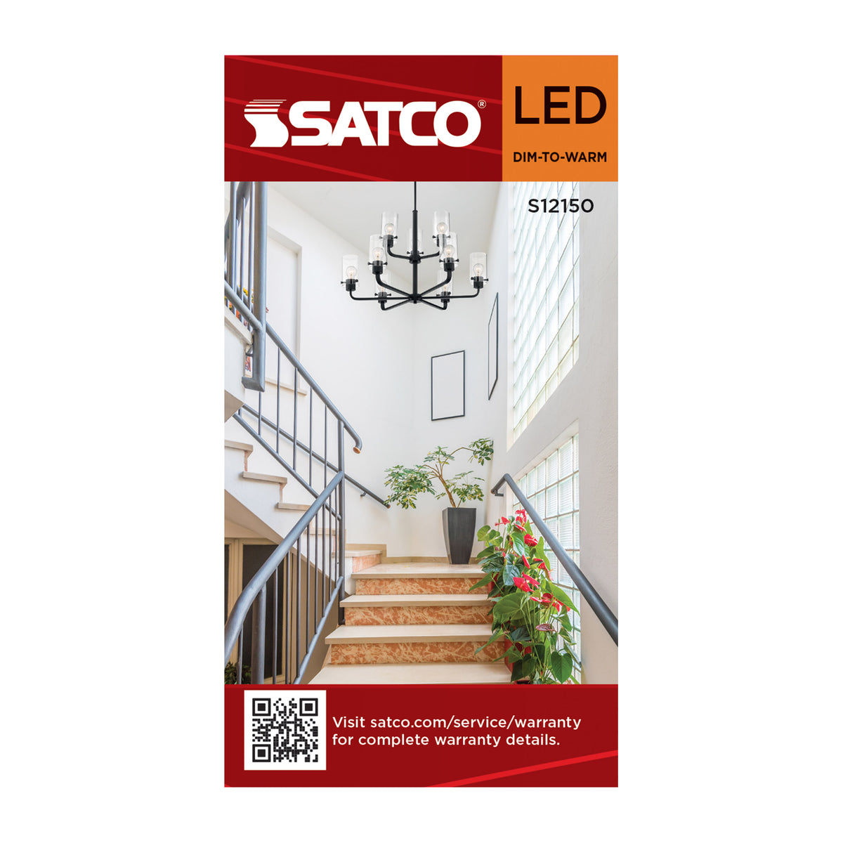 8 Watt LED A19 - 3000K-2000K Warm Dimming - Medium Base - Clear Finish