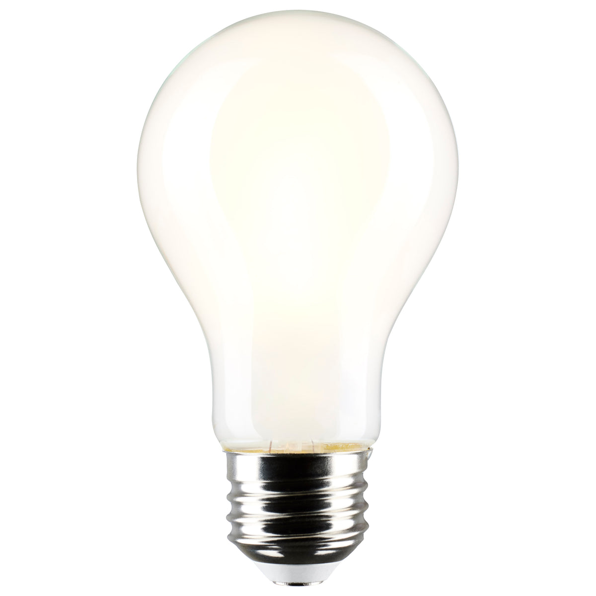 8 Watt LED A19 - 3000K-2000K Warm Dimming - Medium Base - Frost Finish
