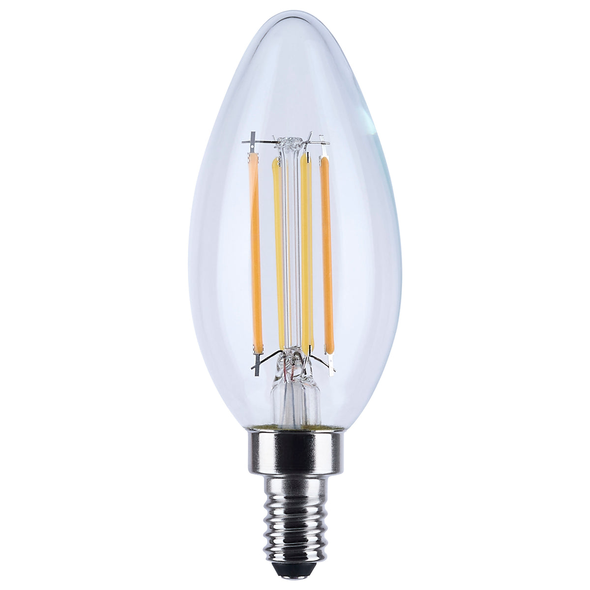 4.5 Watt LED B11 - 3000K-2000K Warm Dimming - Candelabra Base - Clear Finish