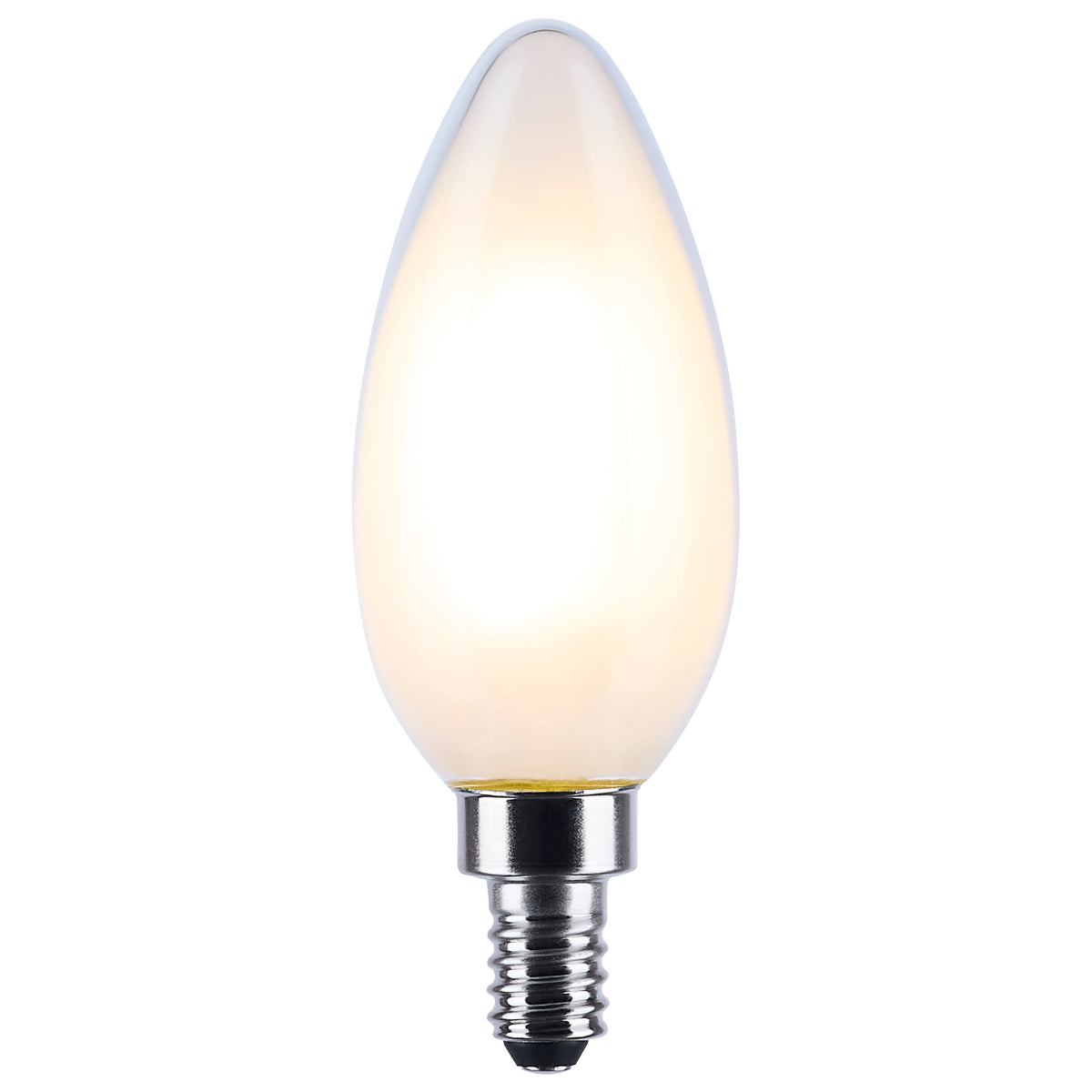 4.5 Watt LED B11 - 3000K-2000K Warm Dimming - Candelabra Base - Frost Finish