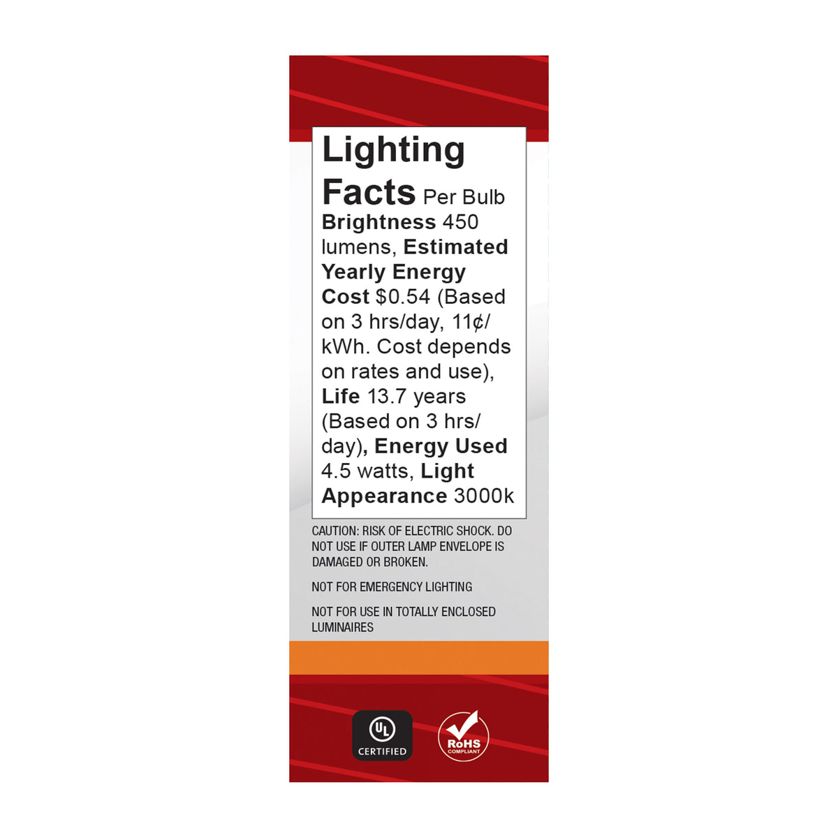 4.5 Watt LED B11 - 3000K-2000K Warm Dimming - Candelabra Base - Frost Finish