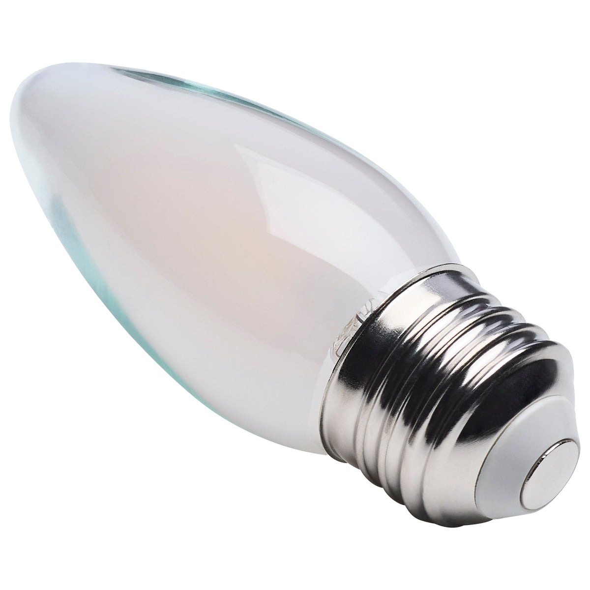 4.5 Watt LED B11 - 3000K-2000K Warm Dimming - Medium Base - Frost Finish