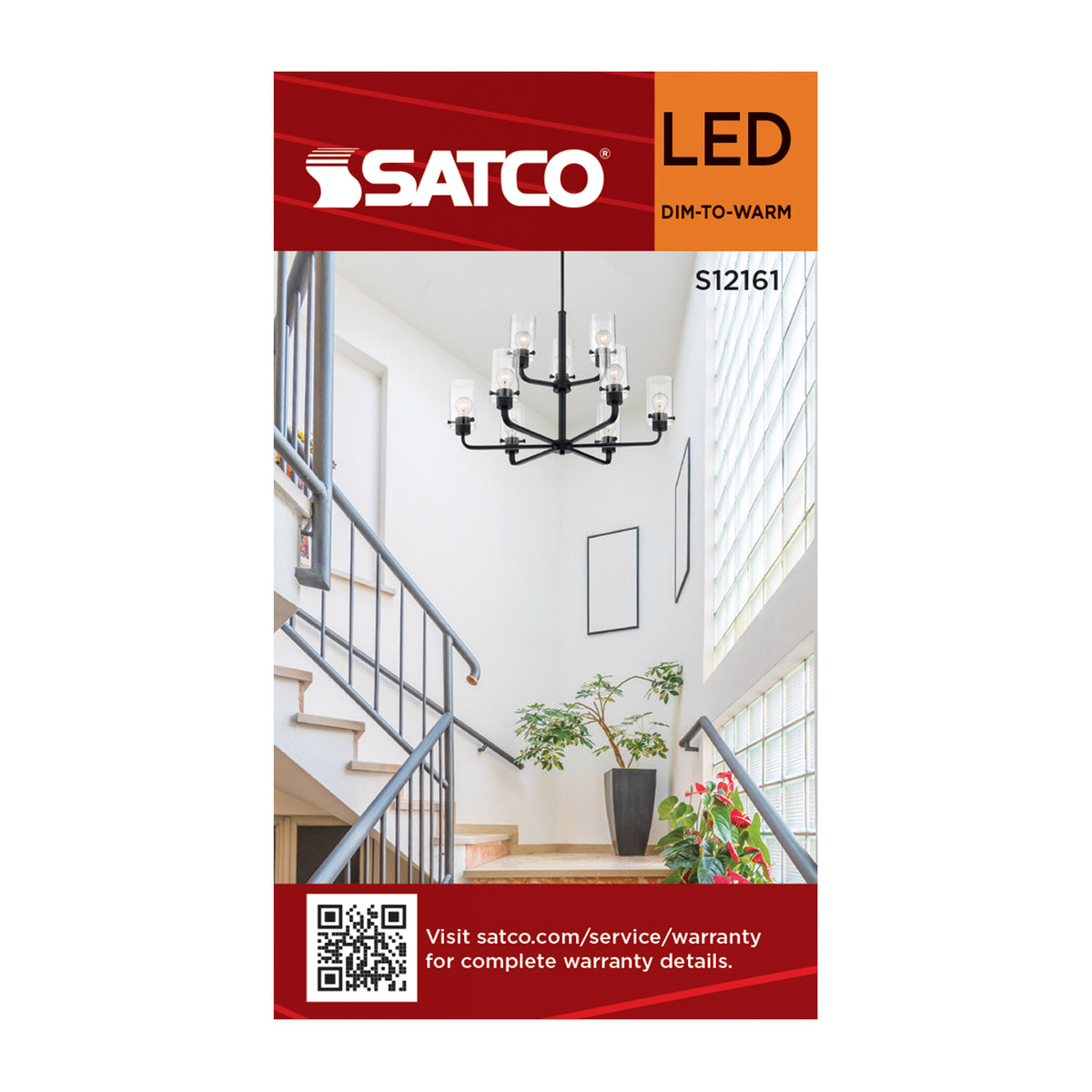 4.5 Watt LED G16.5 - 3000K-2000K Warm Dimming - Candelabra Base - Clear Finish
