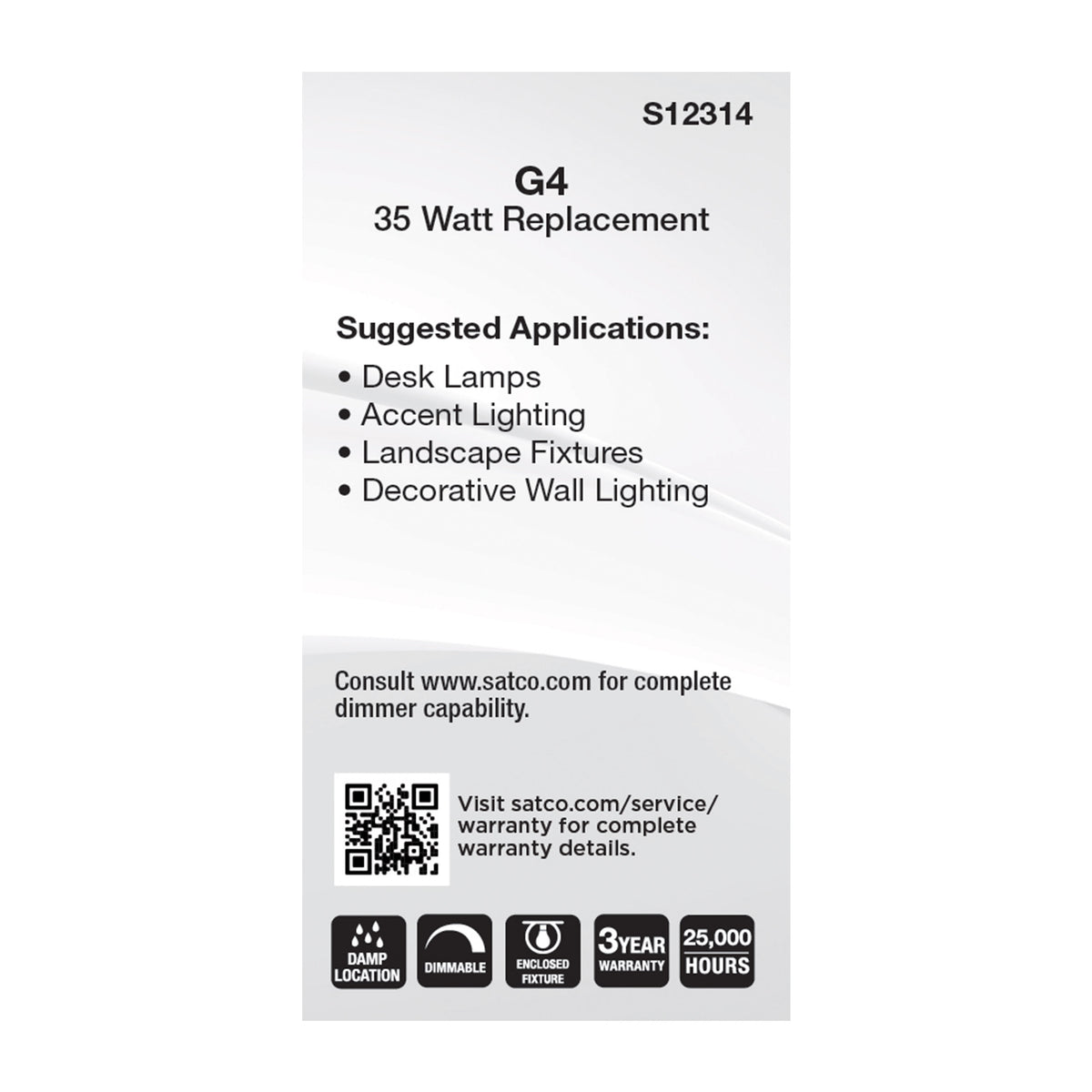 4.5 Watt T6 LED - Clear Finish - Bi Pin G4 Base - 3000K - 12 Volt
