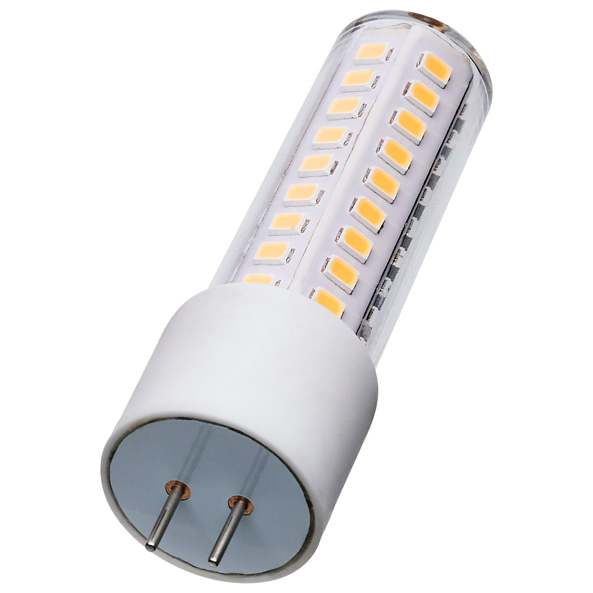 6.5 Watt T6 LED - Clear Finish - GY6.35 Base - 3000K - 12 Volt for living rooms and bedrooms