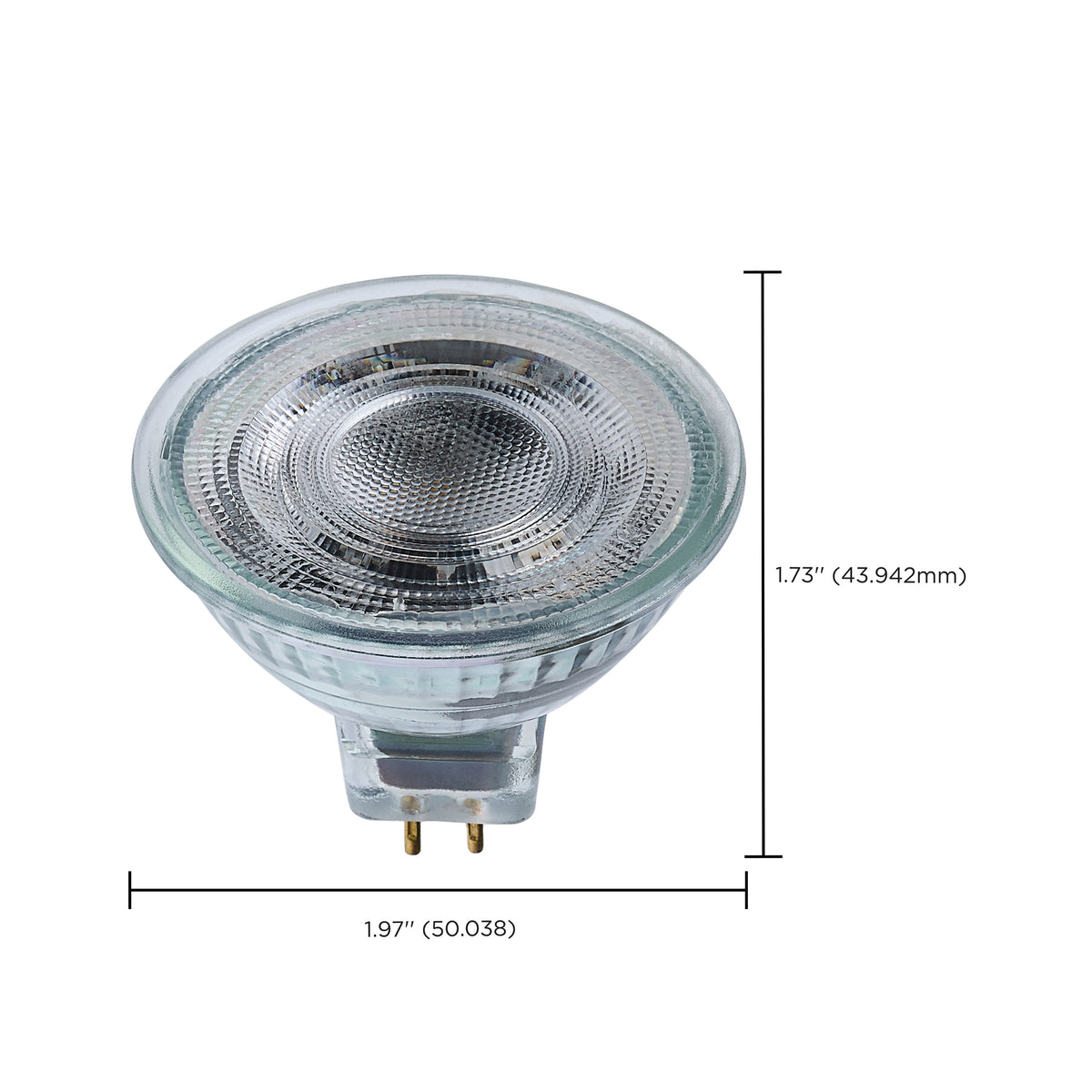 5.5 Watt MR16 LED Floodlight - 3000K CCT - GU10 Base - 120 Volt