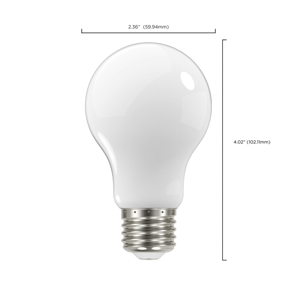 5 Watt A19 LED Filament - Soft White - 2700K - Medium base - 90 CRI - 120 Volt