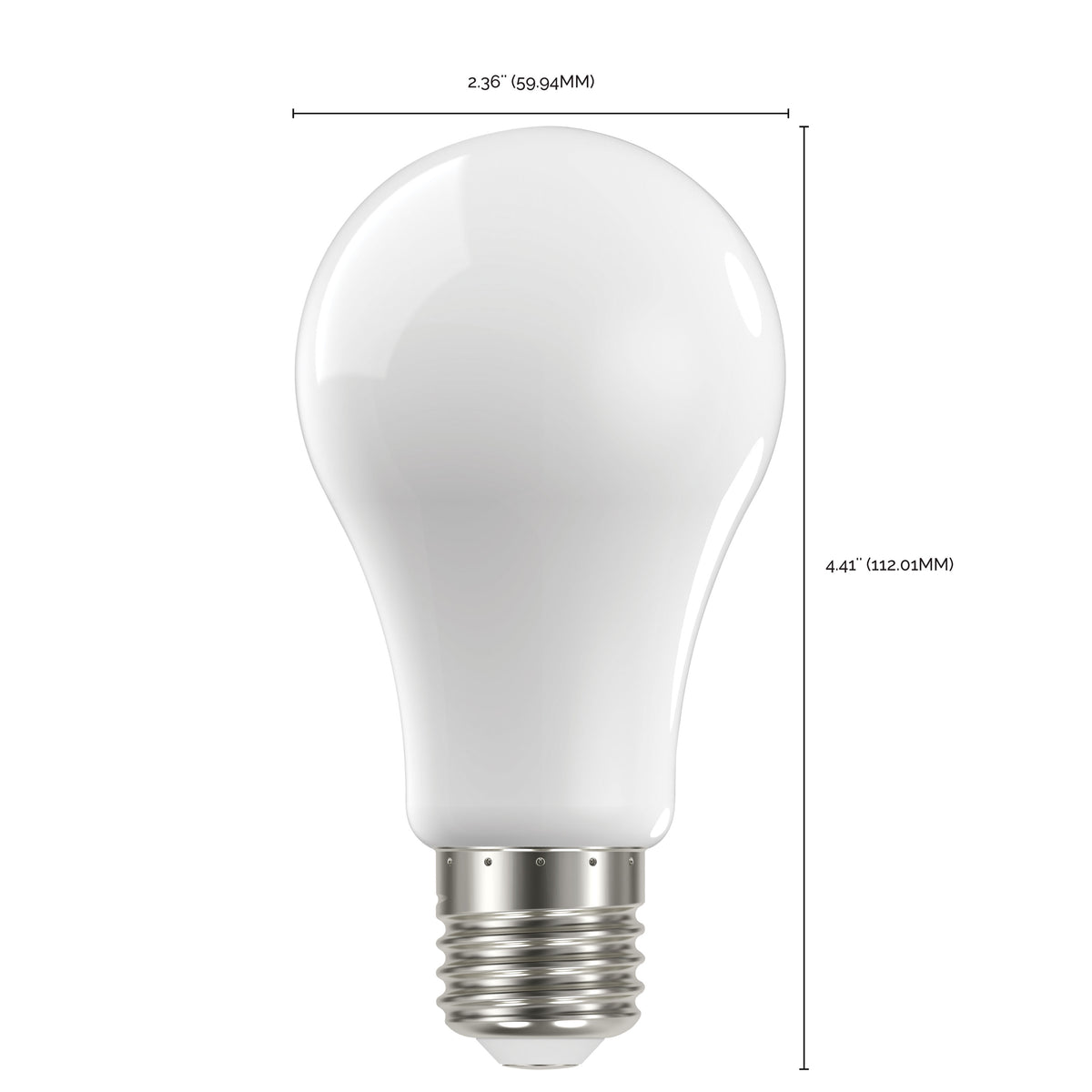 13.5 Watt A19 LED Filament - Soft White - Medium Base - 4000K - 90 CRI - 120 Volt