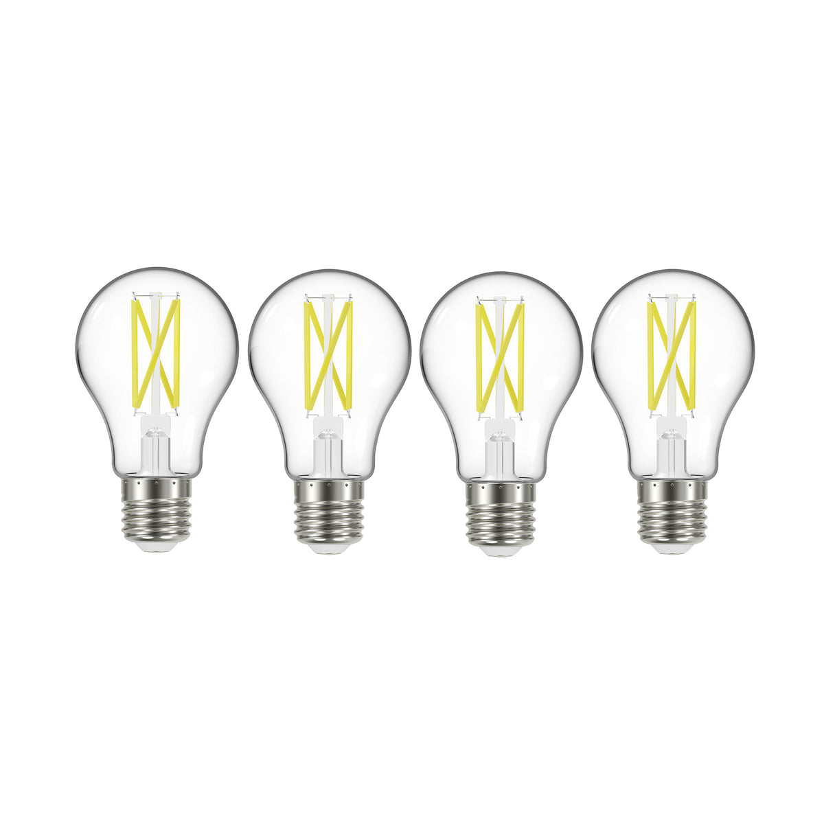 10.5 Watt A19 LED Filament - 75 Watt Replacement - Clear - Medium base - 2700K - 120 Volt - 4-Pack