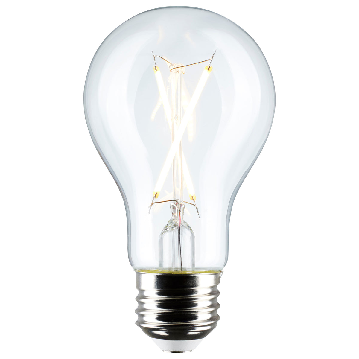 5 Watt A19 LED Filament - Clear - 3000K - Medium Base - 120 Volt - 4-Pack