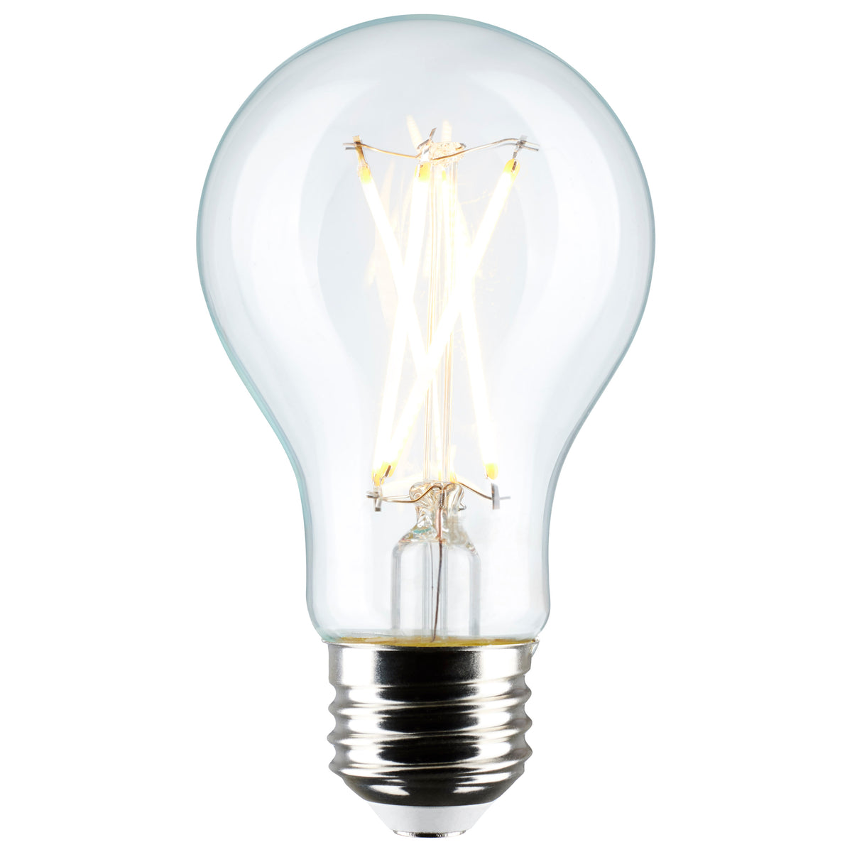 8 Watt A19 LED Filament - Clear - 4000K - Medium Base - 120 Volt - 4-Pack