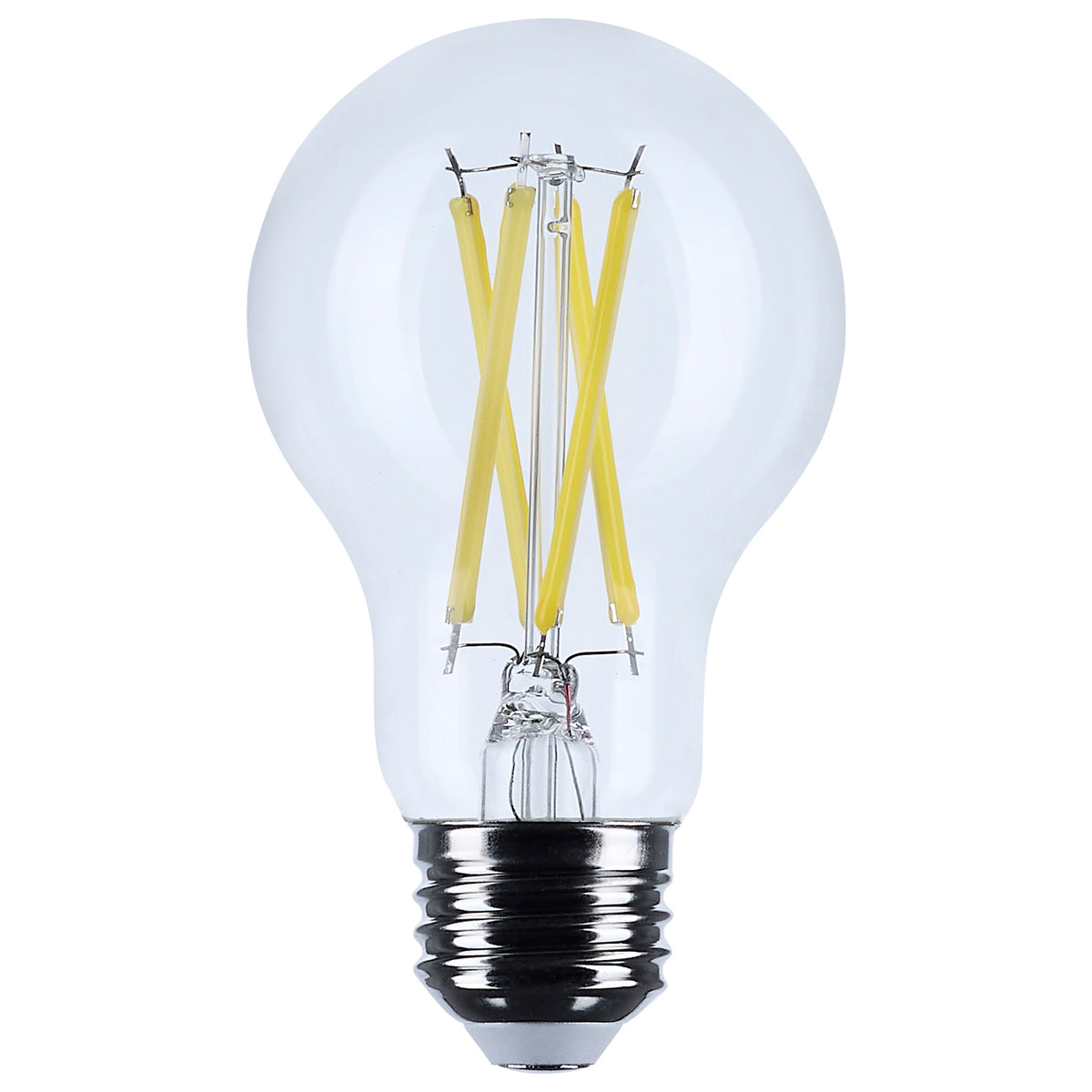 10.5 Watt A19 LED - Medium Base - Clear - 3500K - 120 Volt for commercial spaces and hospitality spaces