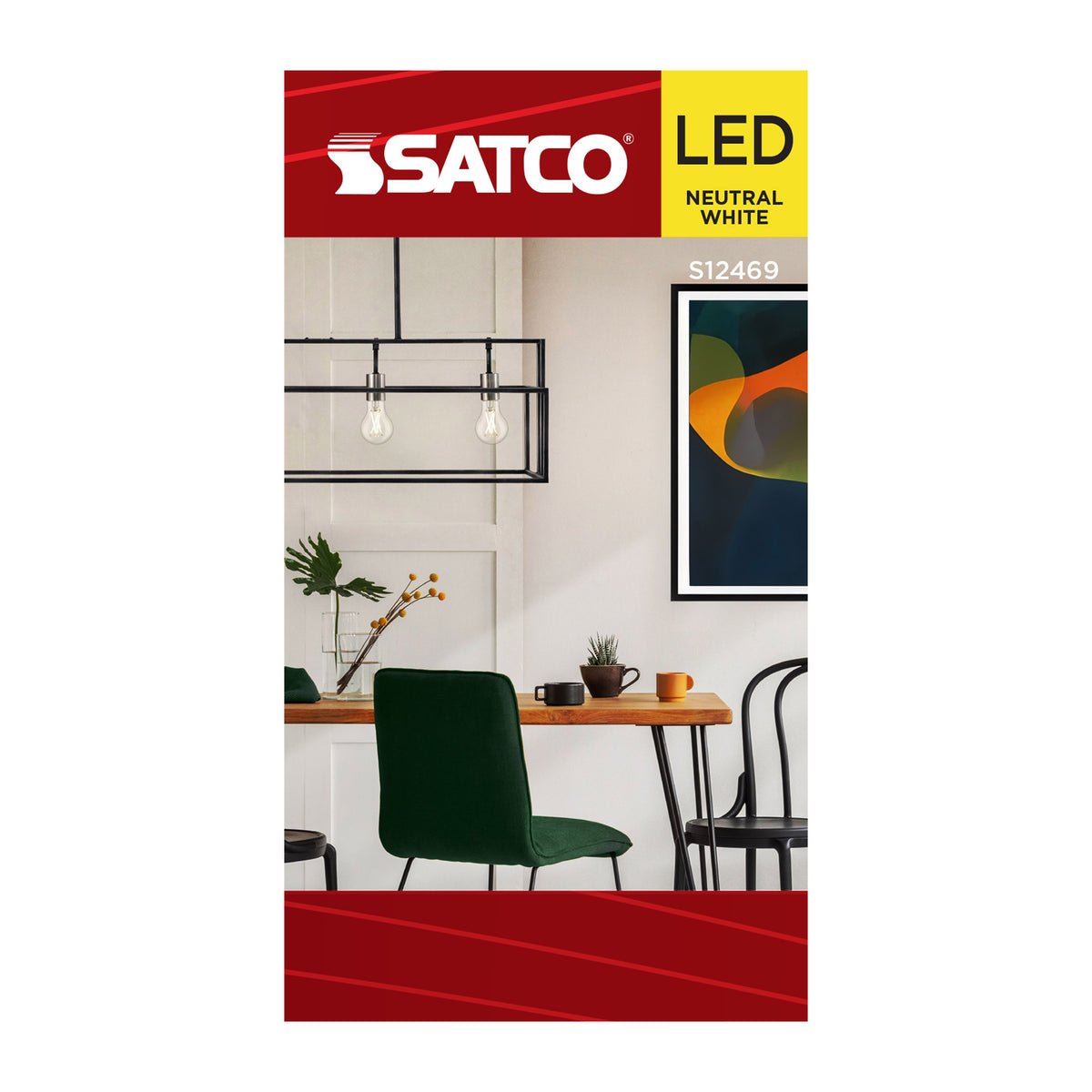 10.5 Watt A19 LED - Medium Base - Clear - 3500K CCT - 120 Volt