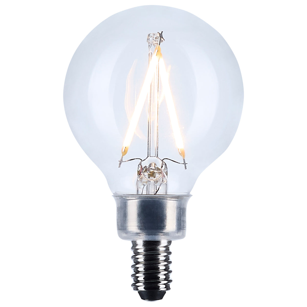 3 Watt G16.5 LED - Candelabra Base - Clear - 3000K CCT - 120 Volt