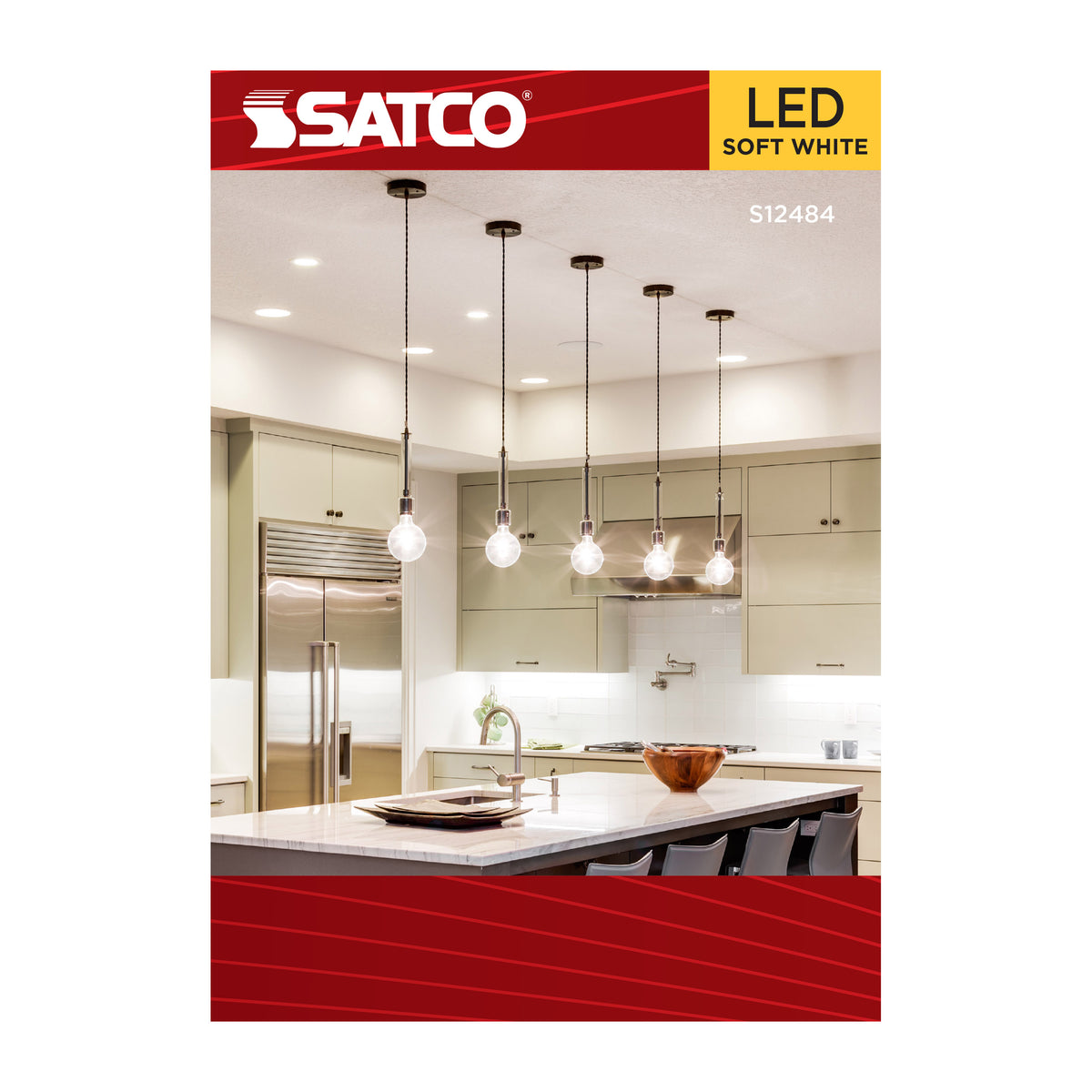 4 Watt G40 LED - Medium Base - Clear - 3000K CCT - 120 Volt