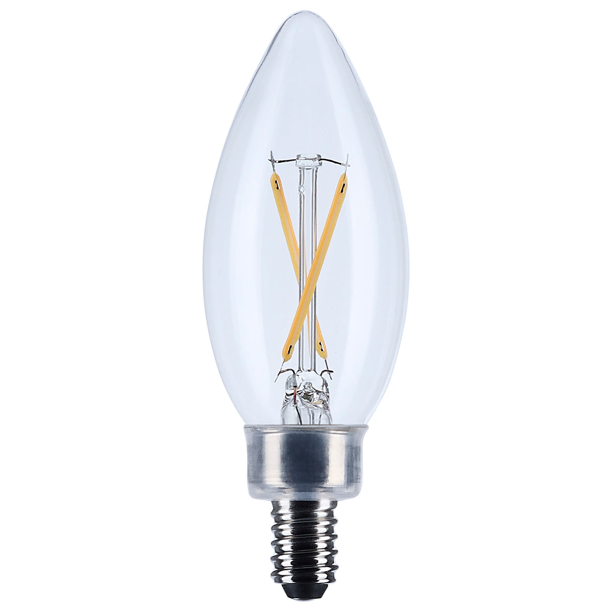 3 Watt B11 LED - Candelabra Base - Clear - 3000K - 120 Volt for commercial spaces and hospitality spaces