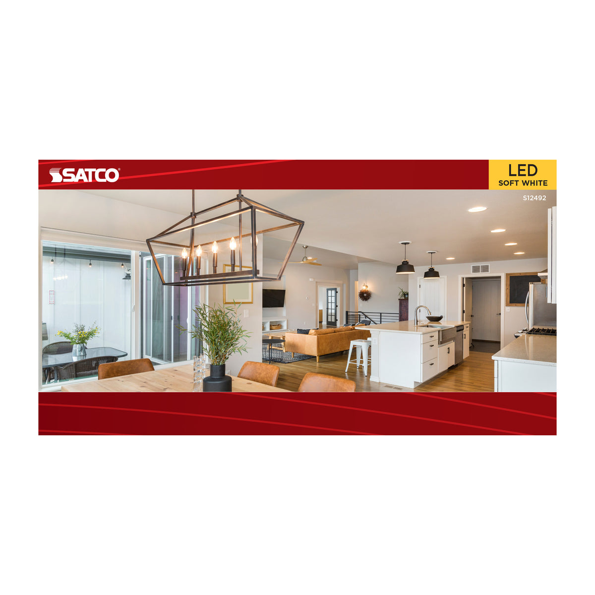 4 Watt B11 LED - Candelabra Base - Clear - 3000K CCT - 120 Volt - 10-pk