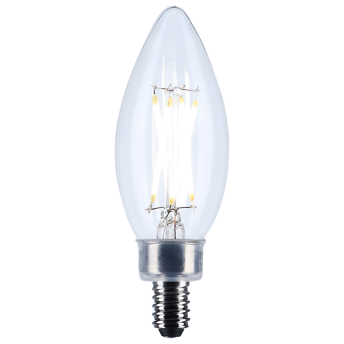 5.5 Watt B11 LED - Candelabra Base - Clear - 5000K CCT - 120 Volt - 10-pk