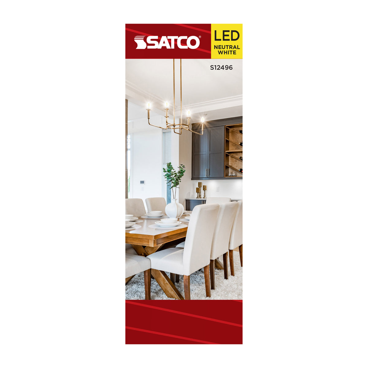 8 Watt B11 LED - Candelabra Base - Candle-Tip - Clear - 3500K CCT - 120 Volt