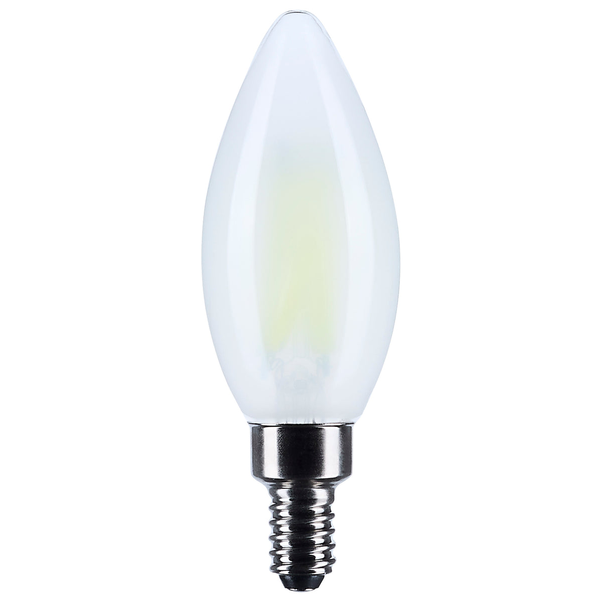 8 Watt B11 LED - Candelabra Base - Candle-Tip - Frost Finish - 4000K - 120 Volt lighting product