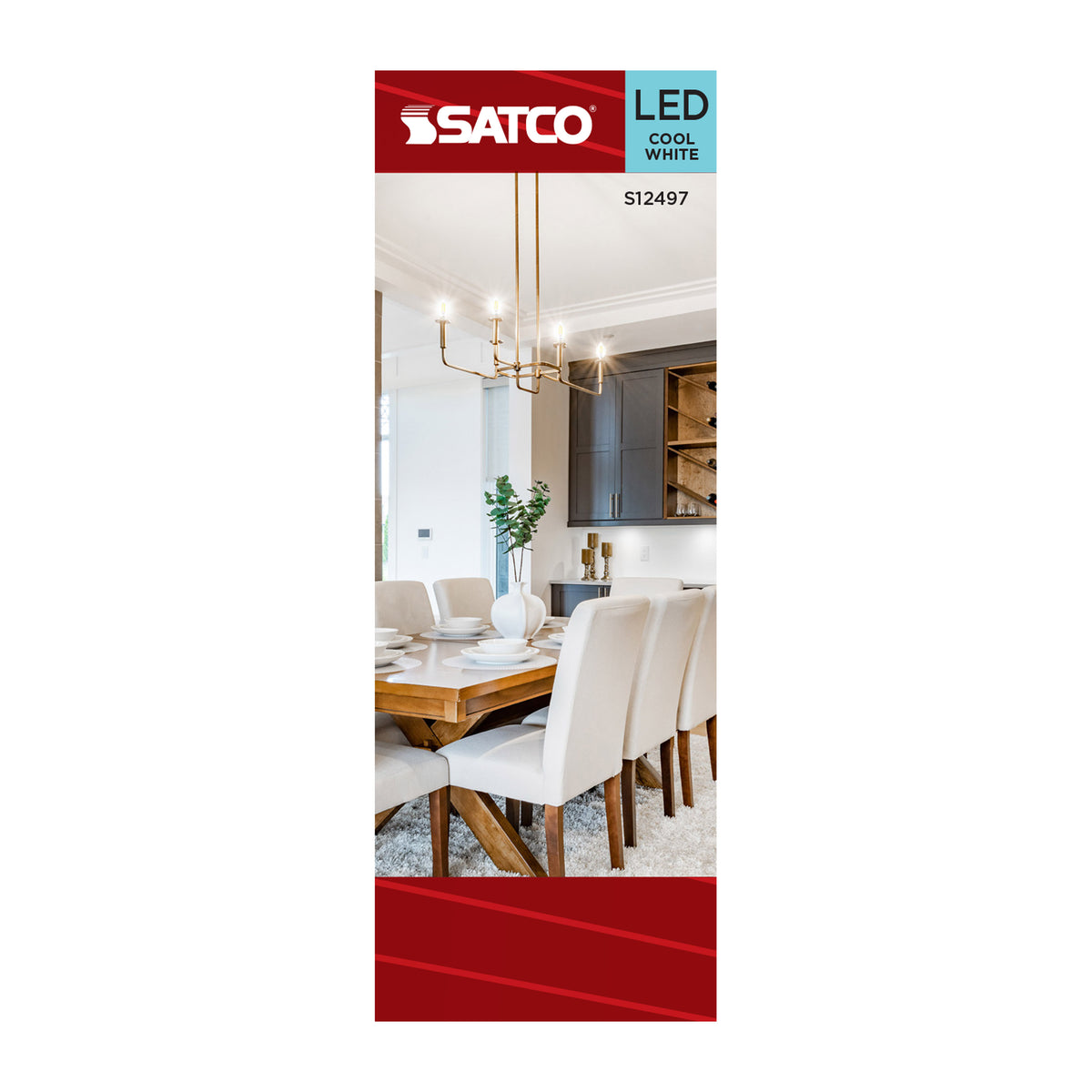 8 Watt B11 LED - Candelabra Base - Candle-Tip - Frost Finish - 4000K CCT - 120 Volt