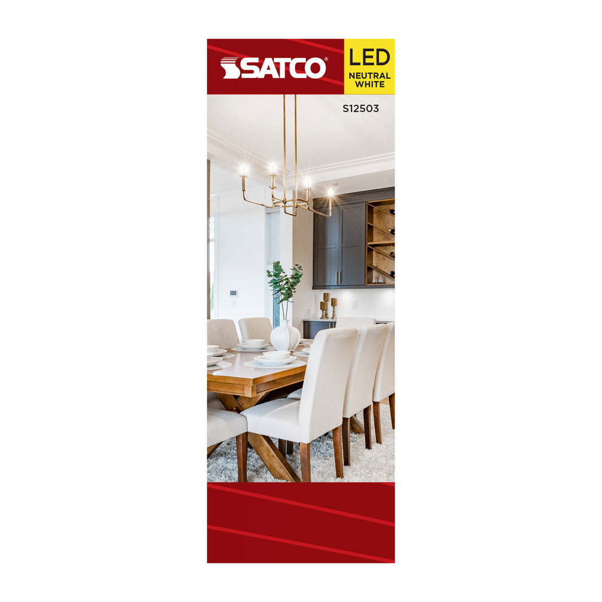 5.5 Watt B11 LED - Medium Base - Clear - 3500K CCT - 120 Volt