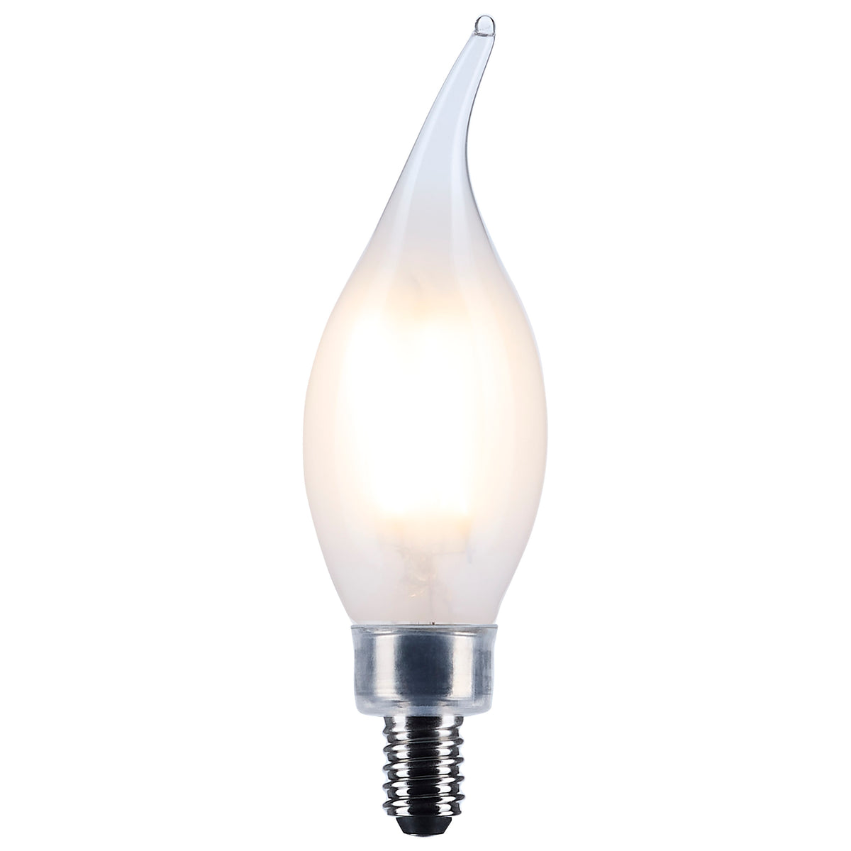 4 Watt CA10 LED - Candelabra Base - Frost Finish - 3500K CCT - 120 Volt