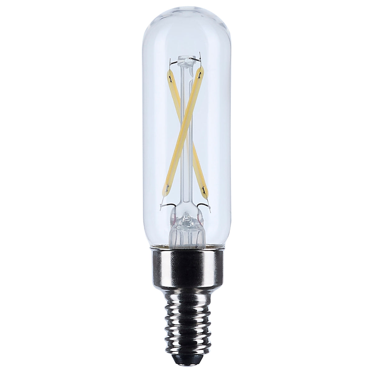 2.8 Watt T6 LED - Candelabra Base - Clear - 5000K - 120 Volt bulb or fixture view