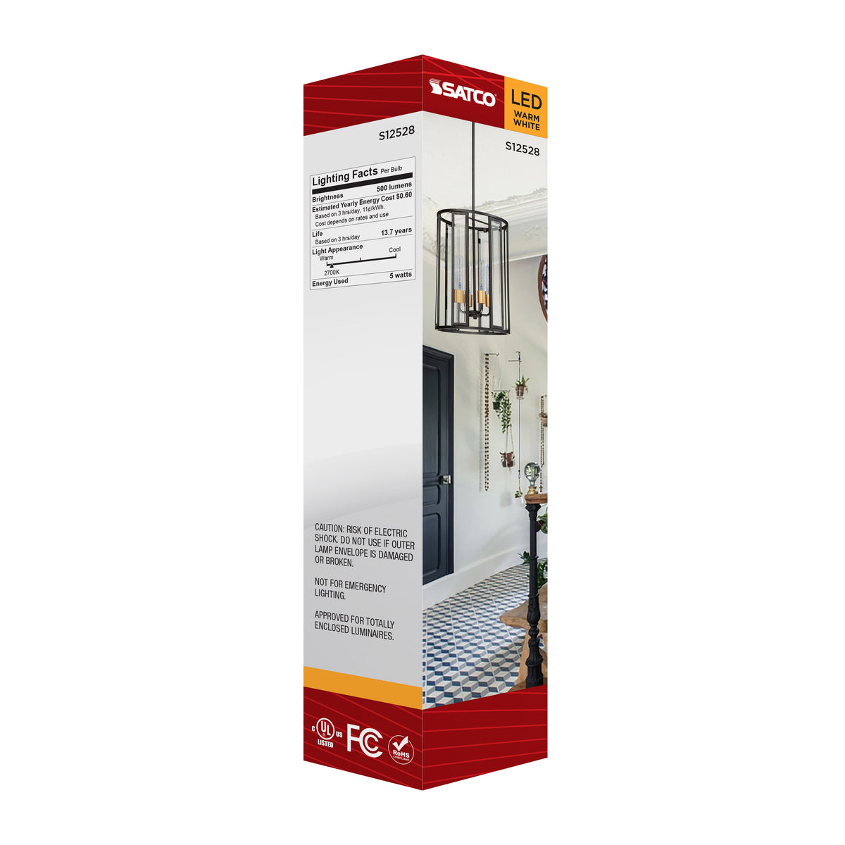 5 Watt T9 LED - Medium Base - Clear - 2700K CCT - 120 Volt