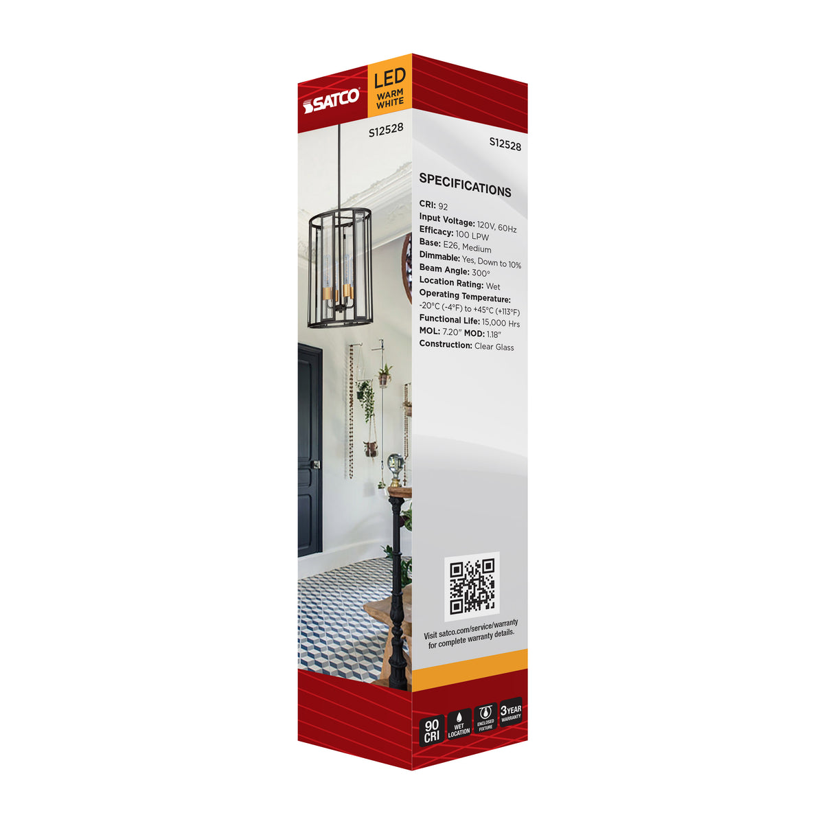 5 Watt T9 LED - Medium Base - Clear - 2700K CCT - 120 Volt