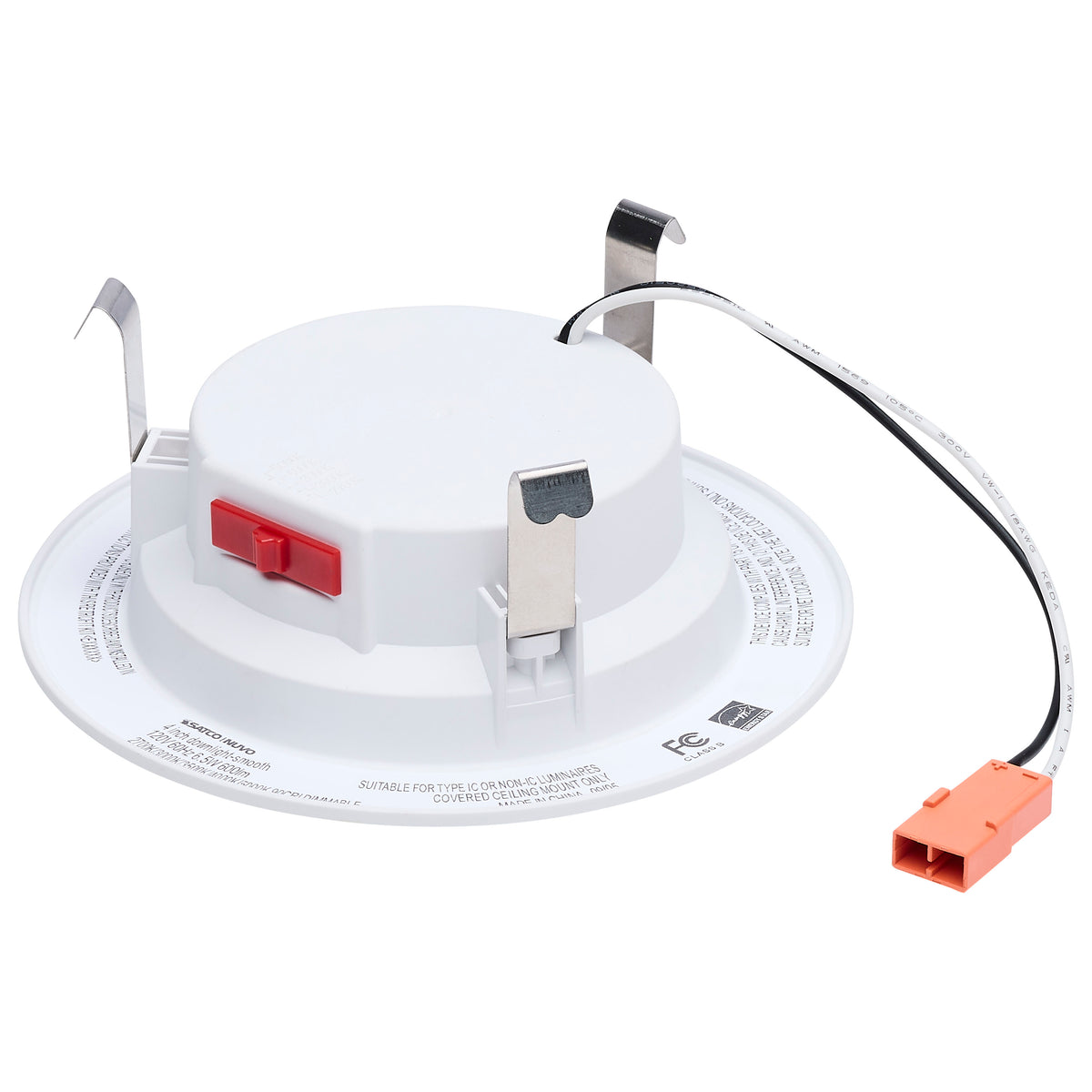 6 Watt LED Downlight Retrofit - 4 Inch - CCT Selectable - Round - White Finish