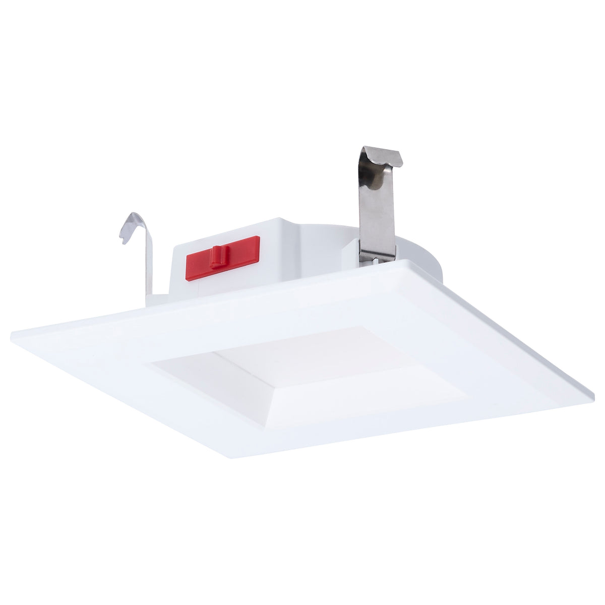 6 Watt LED Downlight Retrofit - 4 Inch - CCT Selectable - Square - White Finish