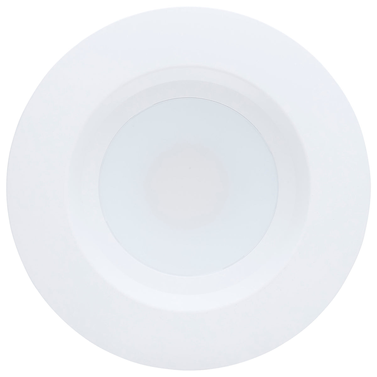 8 Watt LED Downlight Retrofit - 5-6 Inch - CCT Selectable - Round - White Finish