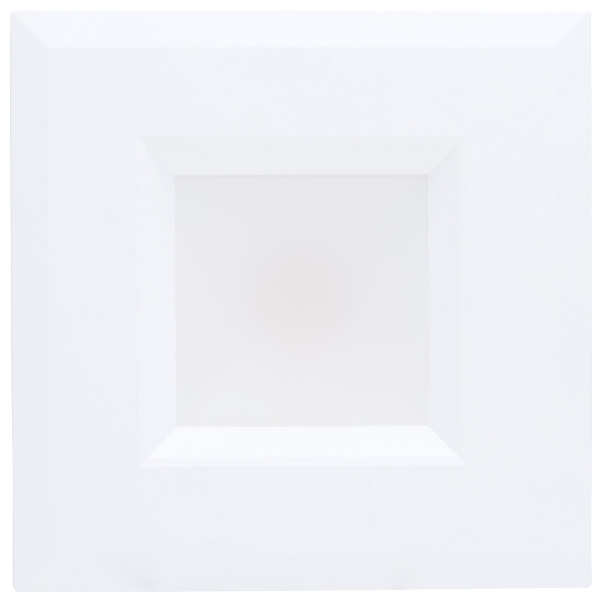 8 Watt LED Downlight Retrofit - 5-6 Inch - CCT Selectable - Square - White Finish