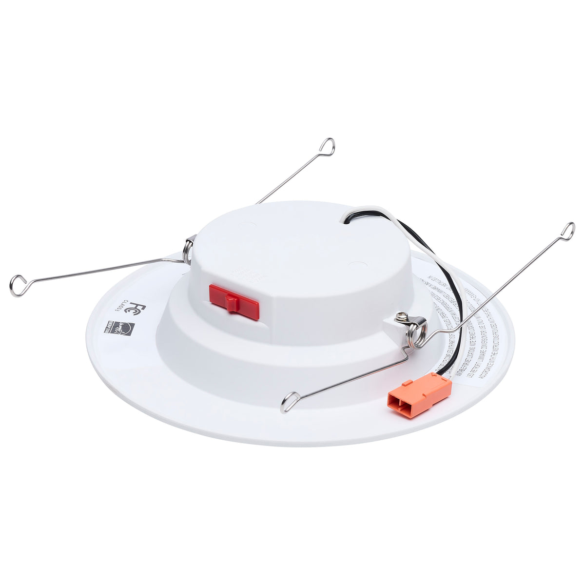 10 Watt LED Downlight Retrofit - 5-6 Inch - CCT Selectable - Round - White Finish