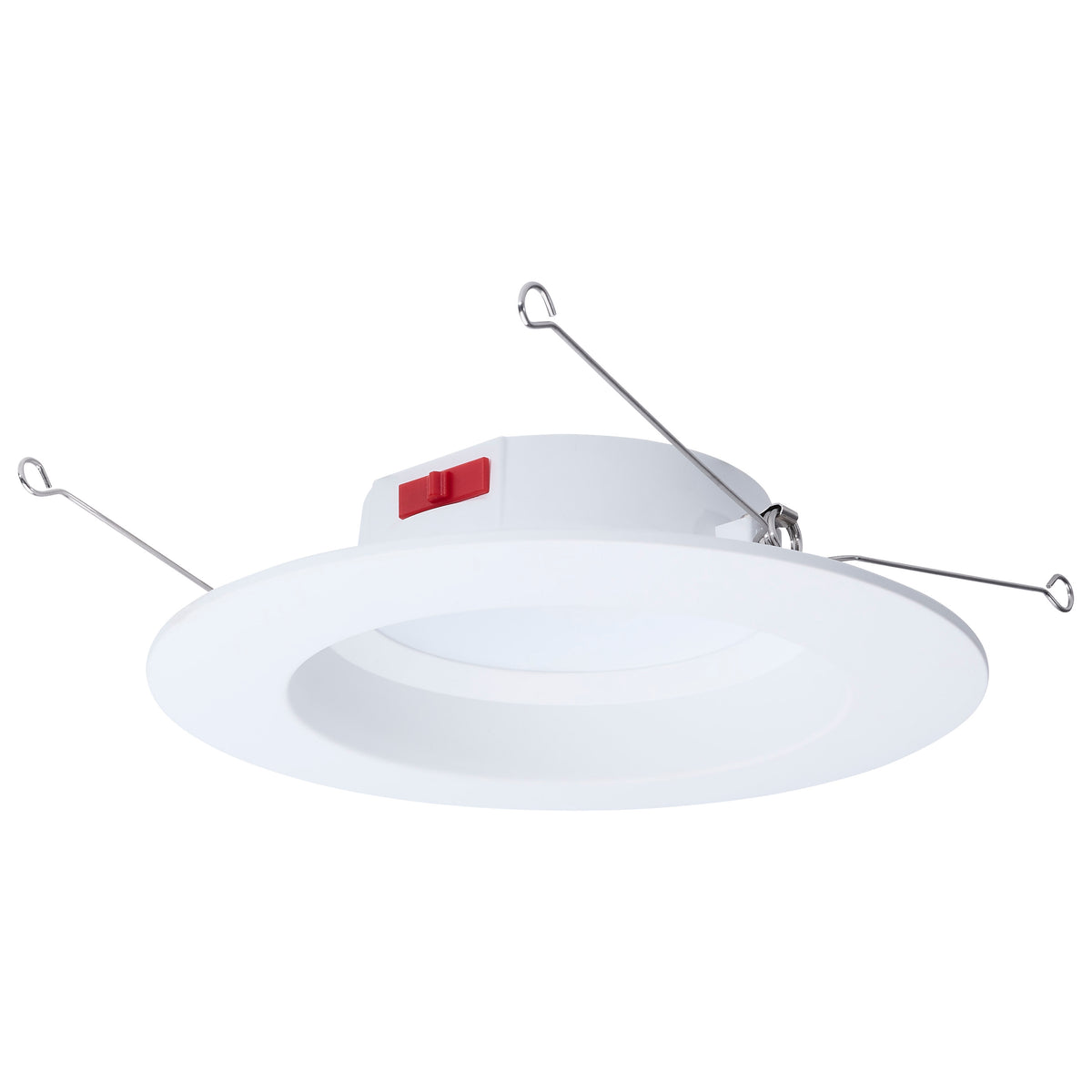 10 Watt LED Downlight Retrofit - 5-6 Inch - CCT Selectable - Round - White Finish