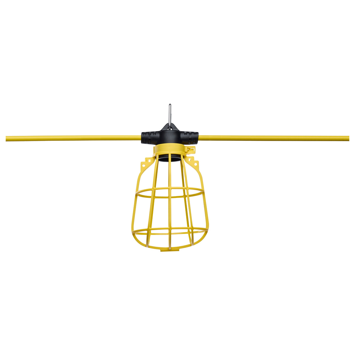 50 Foot Temporary String Light - E26 - Plastic Cages - Lamps not included