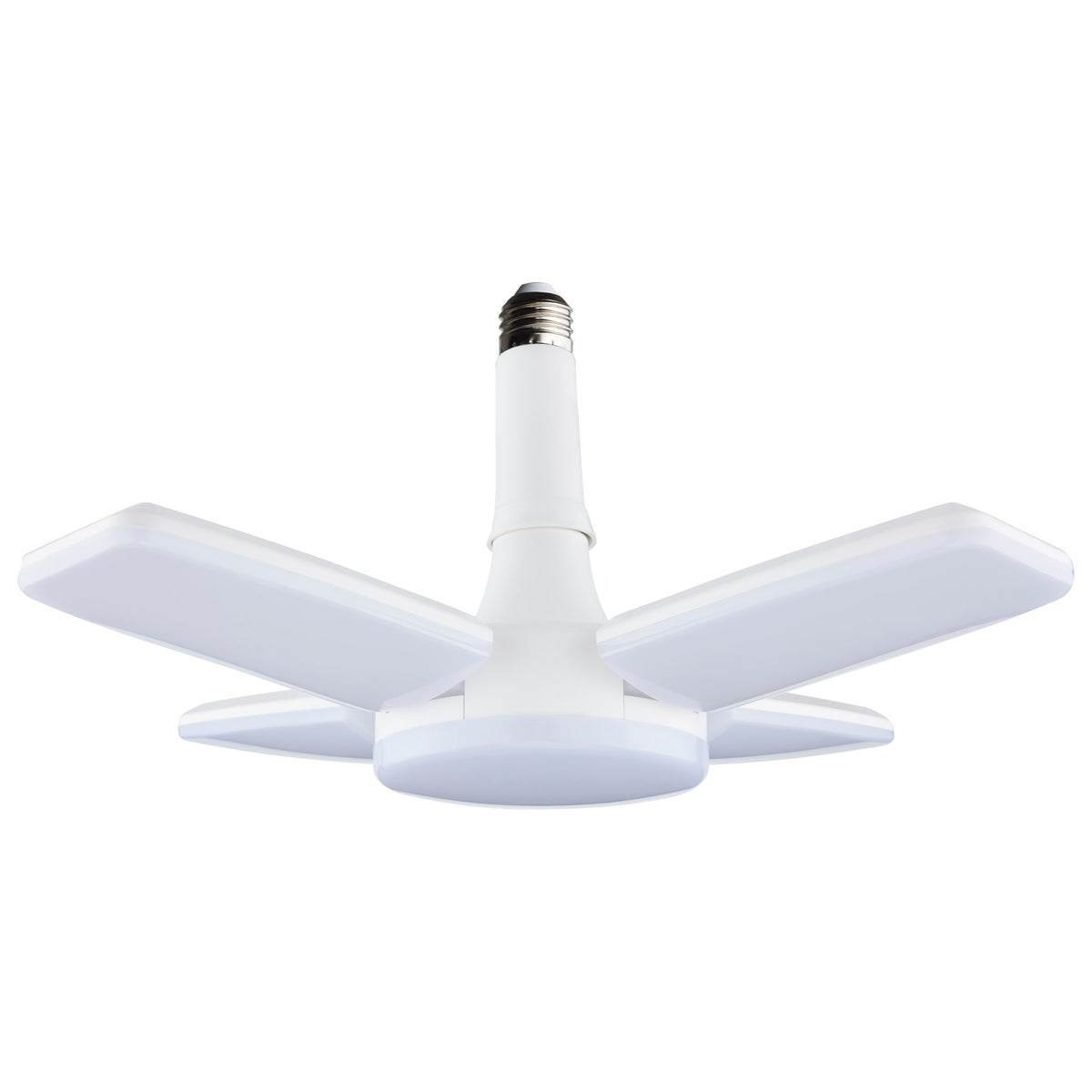 60 Watt LED Multi-Beam Utility/Garage Lamp - 5000K Natural Light - White Finish - 120 Volt
