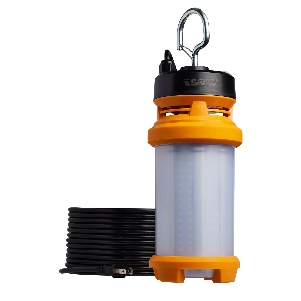 60/80/100 Wattage selectable LED Hi-lumen temporary lamp - 5000K - 120-277 Volt bulb or fixture view